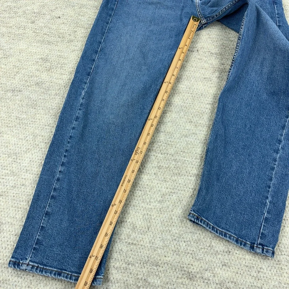 Levis‎ 505 Jeans Men 36x30 Straight Leg Regular Fit Med Wash Work Pants Faded A8